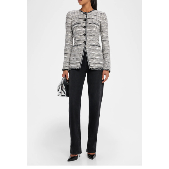 Veronica Beard Alessia Tailored Tweed Jacket 10 - Picture 2 of 12